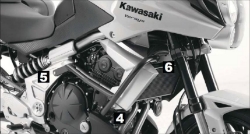 Afbeeldingen van Valbeugel zwart Hepco&Becker voor Kawasaki VERSYS 650 '10-14