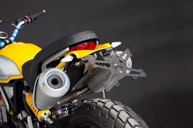 Afbeeldingen van Kentekenplaathouder Evotech Ducati Scrambler 1100 '18-