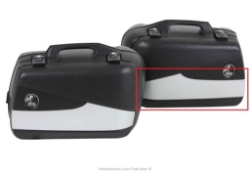 Afbeeldingen van Kleurpaneel zilver links voor Junior Flash 30/40ltr Hepco&Becker