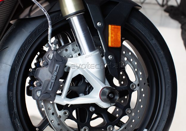 Afbeeldingen van Voorvorkslider Evotech BMW S1000RR '19- titanium