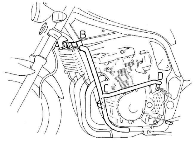 Afbeeldingen van Valbeugel zwart Hepco&Becker Suzuki GSF600N/S BANDIT '96-99
