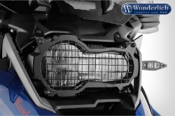 Afbeeldingen van Foldable headlight protector clear protect BMW R1200GS LC '17-- black Wunderlich