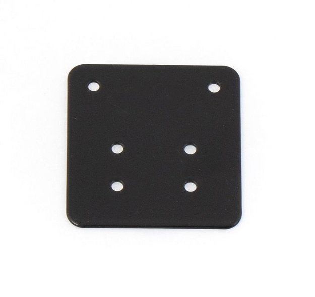 Afbeeldingen van Slot plaat zwart voor buitenkant Gobi zijkoffer Hepco&Becker