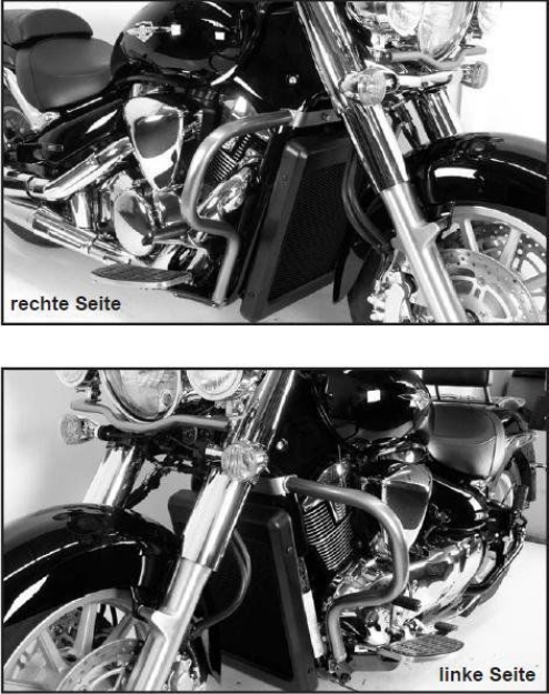 Afbeeldingen van Valbeugel chroom Hepco&Becker Suzuki C1800 Intruder '08-