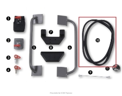 Afbeeldingen van Afdichtrubber TC42 Gobi topkoffer Hepco&Becker (per stuk)