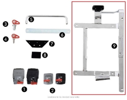 Afbeeldingen van Kofferdrager links voor Alu Box Hepco&Becker