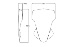 Afbeeldingen van Vervangingsruit touring Puig Yamaha Tracer 7 '20-24 zwart