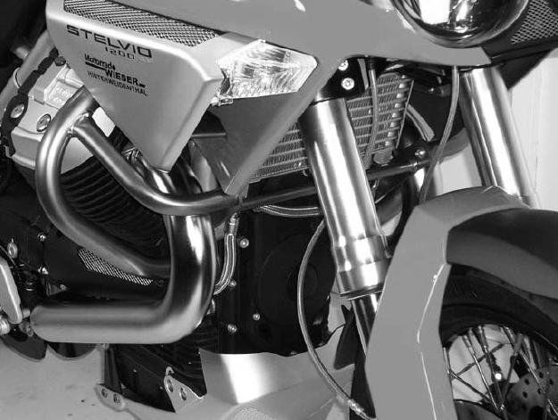 Afbeeldingen van Valbeugel zwart Hepco&Becker voor Moto Guzzi Stelvio / NTX 1200 '08-16