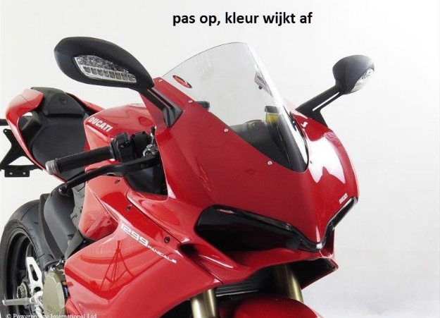 Afbeeldingen van Vervangingsruit standaard Ducati Panigale 1299 '15-/ Panigale 959 '16--donker getint