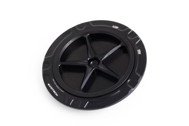 Afbeeldingen van Tankdop met schroefdop van Evotech voor Aprilia / Ducati / MV Agusta zwart/zwart