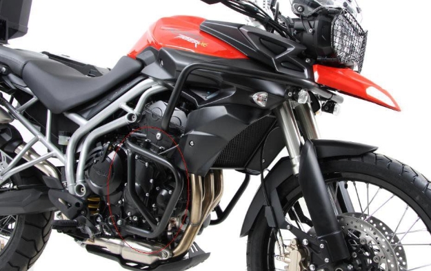 Afbeeldingen van Valbeugel zwart Hepco&Becker voor Triumph TIGER 800 / XC '10-14