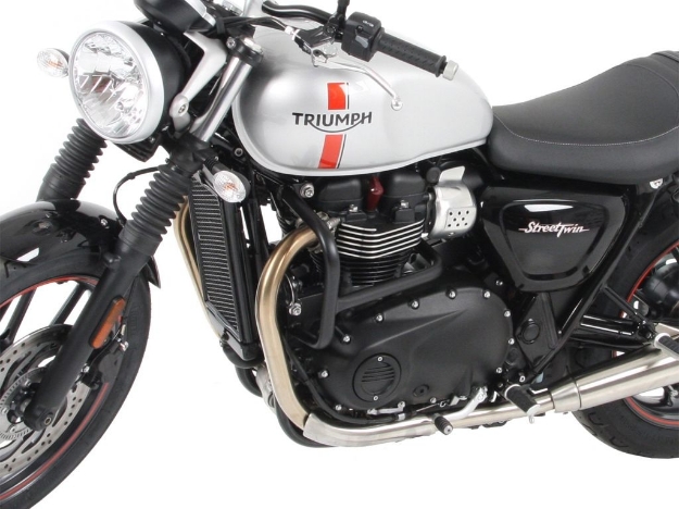 Afbeeldingen van Valbeugel zwart Hepco&Becker Triumph STREET TWIN '16-22 / SPEED TWIN 900 '23-