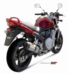 Afbeeldingen van MIVV Suono Steel RVS demper Suzuki GSF650 Bandit '07- / GSX650F '08-