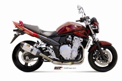 Afbeeldingen van MIVV Suono Steel RVS demper Suzuki GSF650 Bandit '07- / GSX650F '08-