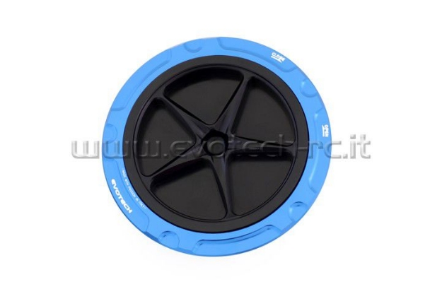 Afbeeldingen van Tankdop met schroefdop van Evotech voor de BMW S1000RR 2009- blauw/matzwart