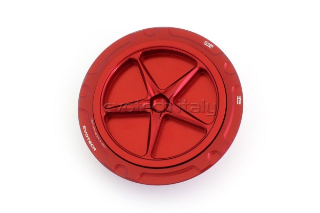 Afbeeldingen van Tankdop met schroefdop Evotech BMW R Nine T/ 1200 Scrambler '14- rood/rood