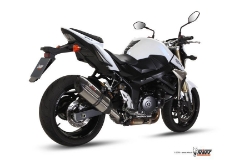 Afbeeldingen van MIVV Suono Steel RVS demper Suzuki GSR750 '11-