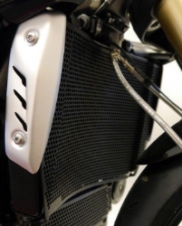 Afbeeldingen van Radiatorcover set zwart Evotech Performance Triumph Speed Triple 1050 '16-17
