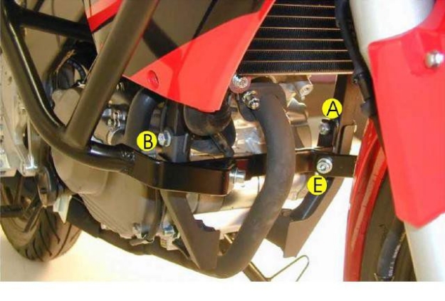 Afbeeldingen van Valbeugel zwart Hepco&Becker Honda CBR125R '07-10