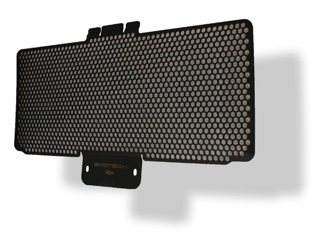 Afbeeldingen van Radiatorcover UPPER zwart Evotech Performance Ducati Panigale 1299 S '15-17