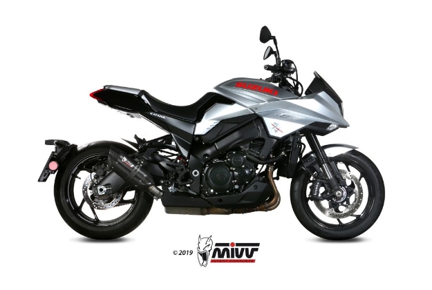 Afbeeldingen van MIVV Suono Steel Black RVS demper Suzuki Suzuki Katana 1000 '19-