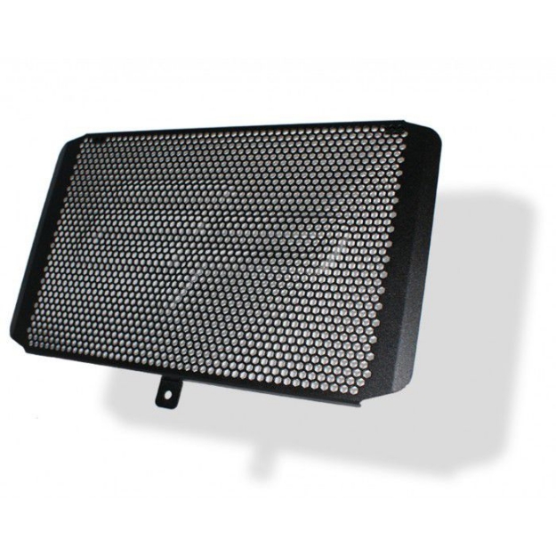 Afbeeldingen van Radiatorcover zwart Evotech Performance Suzuki DL650 '11-20