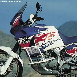 Afbeeldingen van Valbeugel wit Hepco&Becker voor Honda XRV750 '93-03