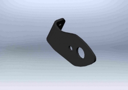 Afbeeldingen van Evotech kentekenplaatbeugeltjes voor montage originele Honda knipperlichten