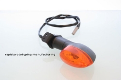 Afbeeldingen van Evotech kentekenplaatbeugeltjes voor montage originele Yamaha knipperlichten