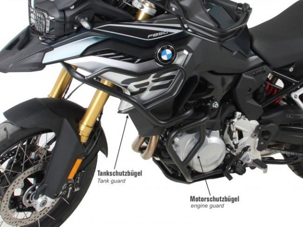 Afbeeldingen van Tankbeugel zwart Hepco&Becker BMW F850GS '18-'23