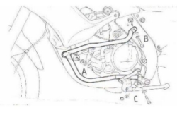 Afbeeldingen van Valbeugel zwart Hepco&Becker voor  Aprilia PEGASO 650 '97-04