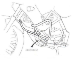 Afbeeldingen van Valbeugel zwart Hepco&Becker voor BMW F650 /ST '97-00