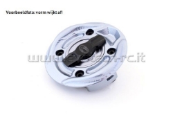 Afbeeldingen van Tankdop met snelsluiter van Evotech voor diverse Aprilia / Ducati / KTM / MV Agusta -titanium/titanium