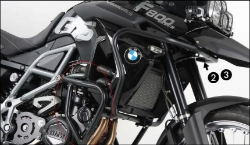 Afbeeldingen van Valbeugel zwart Hepco&Becker BMW F800GS '08-18