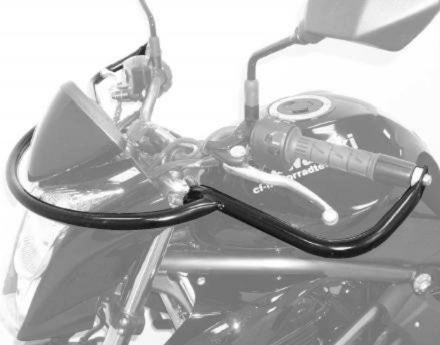 Afbeeldingen van Valbeugel voorzijde zwart Hepco&Becker Kawasaki ER-6N '09-16