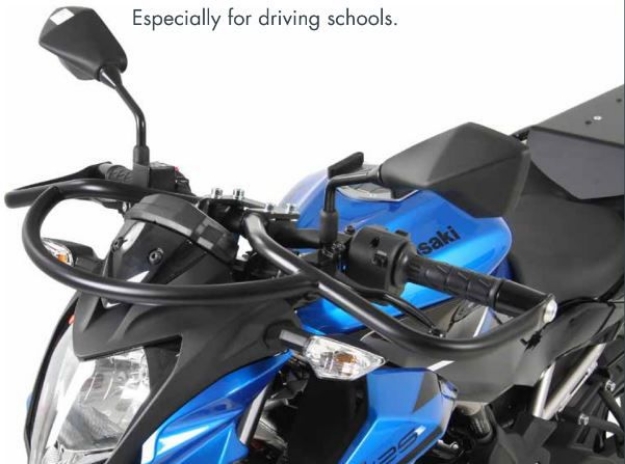 Afbeeldingen van Valbeugel voorzijde zwart Hepco&Becker Kawasaki Z125 '18-