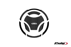 Afbeeldingen van Tankdopcover Puig voor Yamaha MT-125 '15-'18/ YZF-R125 '14-'18 zwart/carbon look
