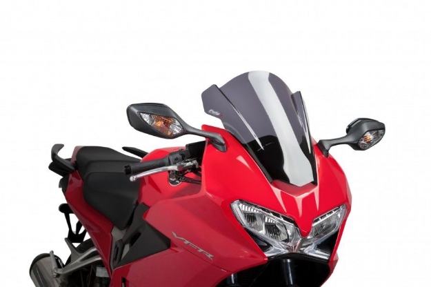Afbeeldingen van Vervangingsruit Puig Jetstream Honda VFR800 V-TEC ABS '14--donker getint