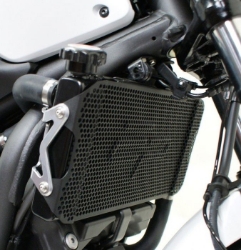 Afbeeldingen van Radiatorcover zwart Evotech Performance Honda NC750S '14-20