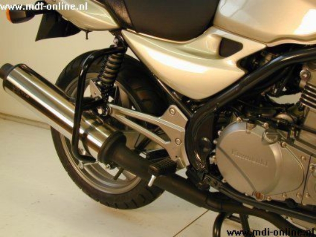 Afbeeldingen van Valbeugel achterzijde zwart Hepco&Becker Kawasaki ER-5 '01-06