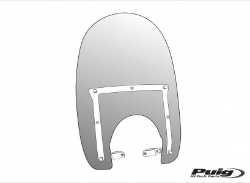 Afbeeldingen van Windscherm model America I Kawasaki VN1600 Classic '03-08 transparant Puig