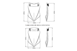 Afbeeldingen van Vervangingsruit touring met opzetruitje Puig Ducati Multistrada V4/S /S Sport '21-