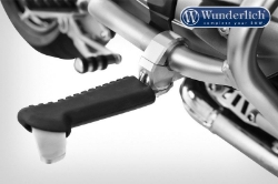 Afbeeldingen van Crash bar foot rests - silver diverse BMW modellen Wunderlich