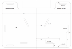 Afbeeldingen van Topdrager/Sissybar zilver Hepco&Becker verbreder voor Handbags