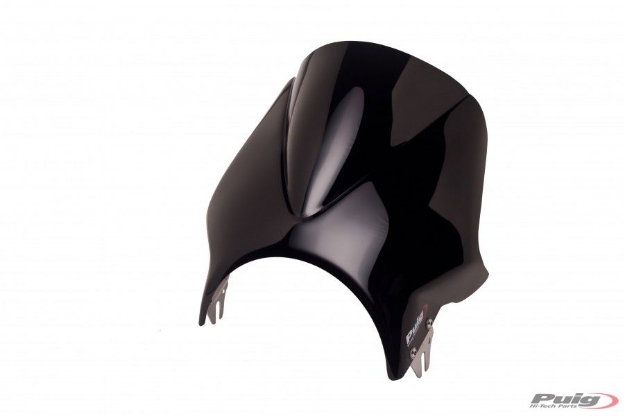 Afbeeldingen van Windscherm Puig model Windy CB600F Hornet '03-'04-Zwart