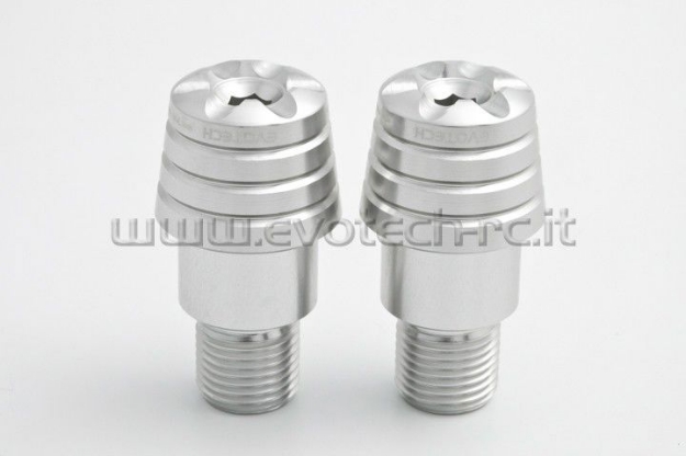 Afbeeldingen van Trillingsdempers Evotech Yamaha diverse modellen (YA3)-Zilver