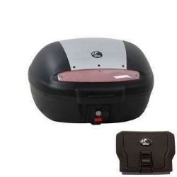 Afbeeldingen van Topkoffer Hepco&Becker - TC50 Journey zilver universeel