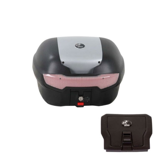 Afbeeldingen van Topkoffer Hepco&Becker - TC40 Journey zilver universeel