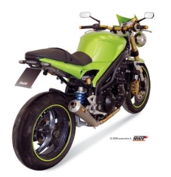 Afbeeldingen van MIVV X-cone Plus RVS demper Triumph Speed Triple 1050 '07-'10