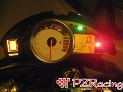 Afbeeldingen van PZRacing Gear indicator universeel met shiftlight GT400